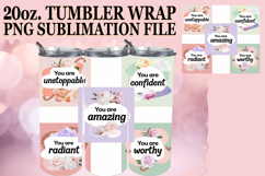 Whimsical views 20oz tumbler wrap, Quote Product Image 1