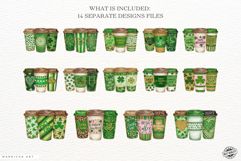 St Patricks Coffee Cups Clipart Product Image 3