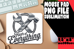 Cheerful Mouse Pad Design PNG, Father&#039;s Day Product Image 1