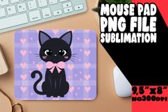 Adorable Kitten Mouse Pad Design PNG Product Image 1
