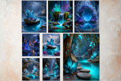 Enchanted Forest Fantasy Backdrop and Junk Journal Kit Product Image 12