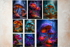 Enchanted Forest Fantasy Backdrop and Junk Journal Kit Product Image 5