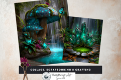 Enchanted Forest Fantasy Backdrop and Junk Journal Kit Product Image 6