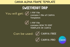 Sweetheart Drip - Canva Alpha Template Product Image 5