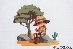 Watercolor Safari Adventure Clipart PNG Product Image 1