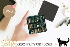 Colorful Books Magnet Print, Cartoon Flowers Magnet Template Product Image 1