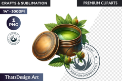 Medicinal Herbs clipart PNG, Apothecary Botanical Graphic Product Image 1