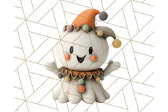 Cute Halloween Ghost Clipart Costume PNG, Halloween Png Product Image 2