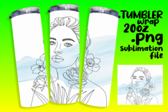 EXQUISITE 20oz Tumbler Design , Beauty Woman Product Image 1