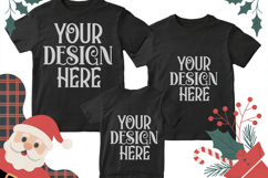 Christmas Family Matching Group T-Shirt Mockups | Holiday Fl Product Image 1
