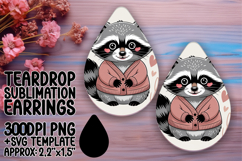 Artistic Teardrop Design for Crafting , Valenines Animals Product Image 1