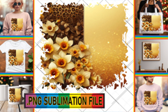 Joyful Tote Bag Designs PNG, Leopard Prints Product Image 1