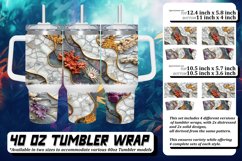 Glittery Tulip Fields Tumbler Wrap: Spring Sublimation Product Image 1