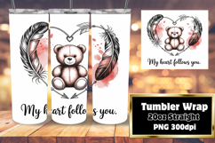 LUXE 20oz Tumbler Wrap Design , Valentines Day Product Image 1