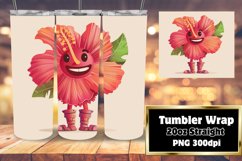 Whimsical Flower Frenzy: 20oz Tumbler Art Product Image 1