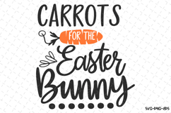 Carrots for the Easter Bunny SVG Design | Easter SVG Product Image 1