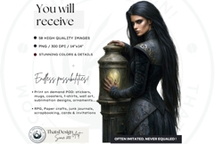 Mystic Alchemy Clipart - Gothic Witch Autumn Apothecary PNG Product Image 2