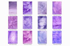 58 Purple Watercolor Backgrounds, Hand Painted Textures Product Image 6