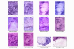 58 Purple Watercolor Backgrounds, Hand Painted Textures Product Image 7