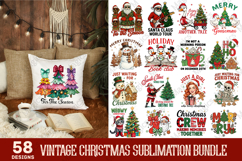Vintage Christmas Sublimation Bundle Product Image 1