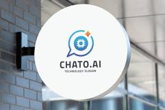 Abstract AI Chatbot Logo Product Image 2