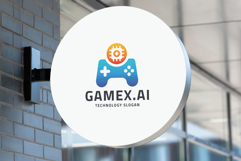 Abstract AI Gaming Logo Product Image 2