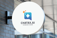 AI Chat Bubble Logo Product Image 2