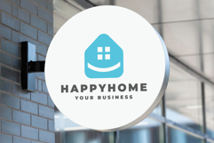 Happy Home Real Estate Logo Product Image 2