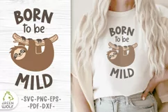 Sloth svg Layered svg for cricut Funny t shirt svg designs Product Image 1