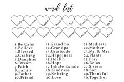 30 Words | Heart with Letter Bundle Product Image 2