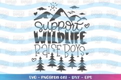 Mom-supportwildlife raise boys svg Product Image 1