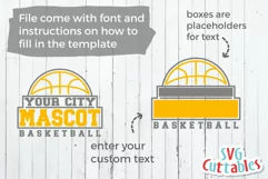 Basketball SVG | Basketball Template 0017 | Shirt Design Product Image 6