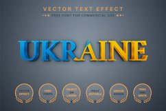 Ukraine - Editable Text Effect, Font Style Product Image 1