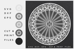 Mandala SVG, Cut file Mandala, Cut multilayer Mandala, 3D Product Image 1