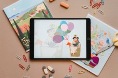 Dressed Up Kid Vector Illustration Product Image 6