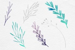 Silver Foil And Watercolor Botanical Product Image 6