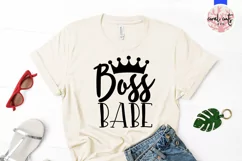 Boss babe - Women Empowerment EPS SVG DXF PNG Product Image 2