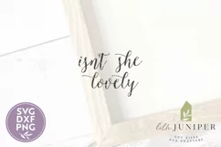 Isn't She Lovely SVG Files, Nursery Sign SVG, Baby Girl SVG Product Image 2