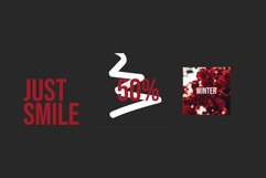 Red Shade Instagram Puzzle Templates Product Image 8