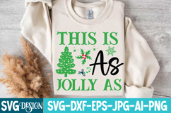 This is As Jolly As SVG Design | Christmas SVG Design Product Image 2