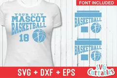 Basketball SVG | Basketball Template 0021 | Shirt Design Product Image 1