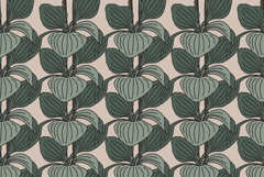 Botanical floral seamless pattern with plantain bushes vecto Product Image 1