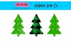 SUblimation Plaid Christmas Tree Set Product Image 1
