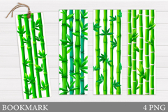 Bamboo Bookmark Printable. Bamboo Bookmark Design Product Image 1