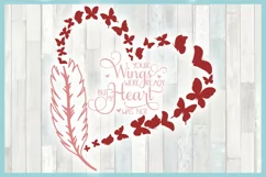 Your Wings Were Ready My Heart Was Not With Butterflies SVG Product Image 3