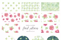 Watercolor Peonies set - Free Design of The Week Product Image 5