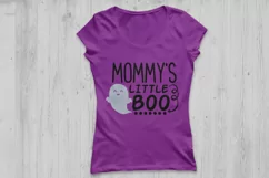 Mommys Little Boo svg, Halloween svg, Ghost svg, Spooky svg. Product Image 2