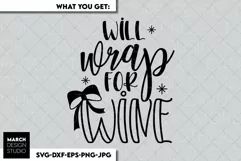 Winter Wine svg, Christmas Svg, Winter svg, Glass Of Cheers Product Image 2