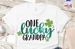 One lucky grandpa - St. Patrick's Day SVG EPS DXF PNG Product Image 2