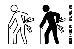 Back Pain Icons Product Image 1